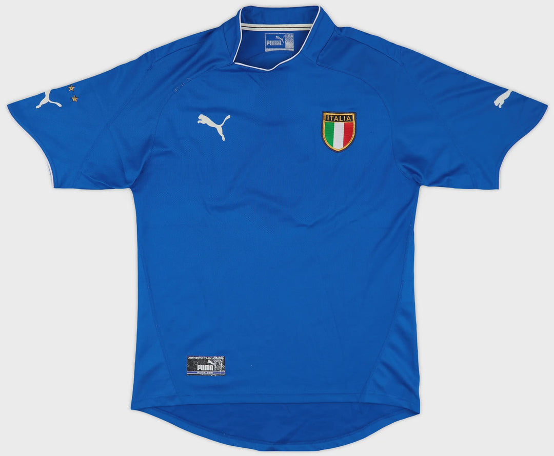 2003-2004 ITALY HOME SHIRT - (M)