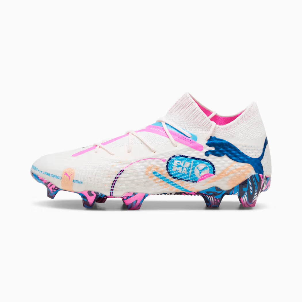 PUMA FUTURE 7 ULTIMATE VOLUME UP -White-Luminous Blue-Poison Pink-Fizzy Melon-Bluemazing, M 1O