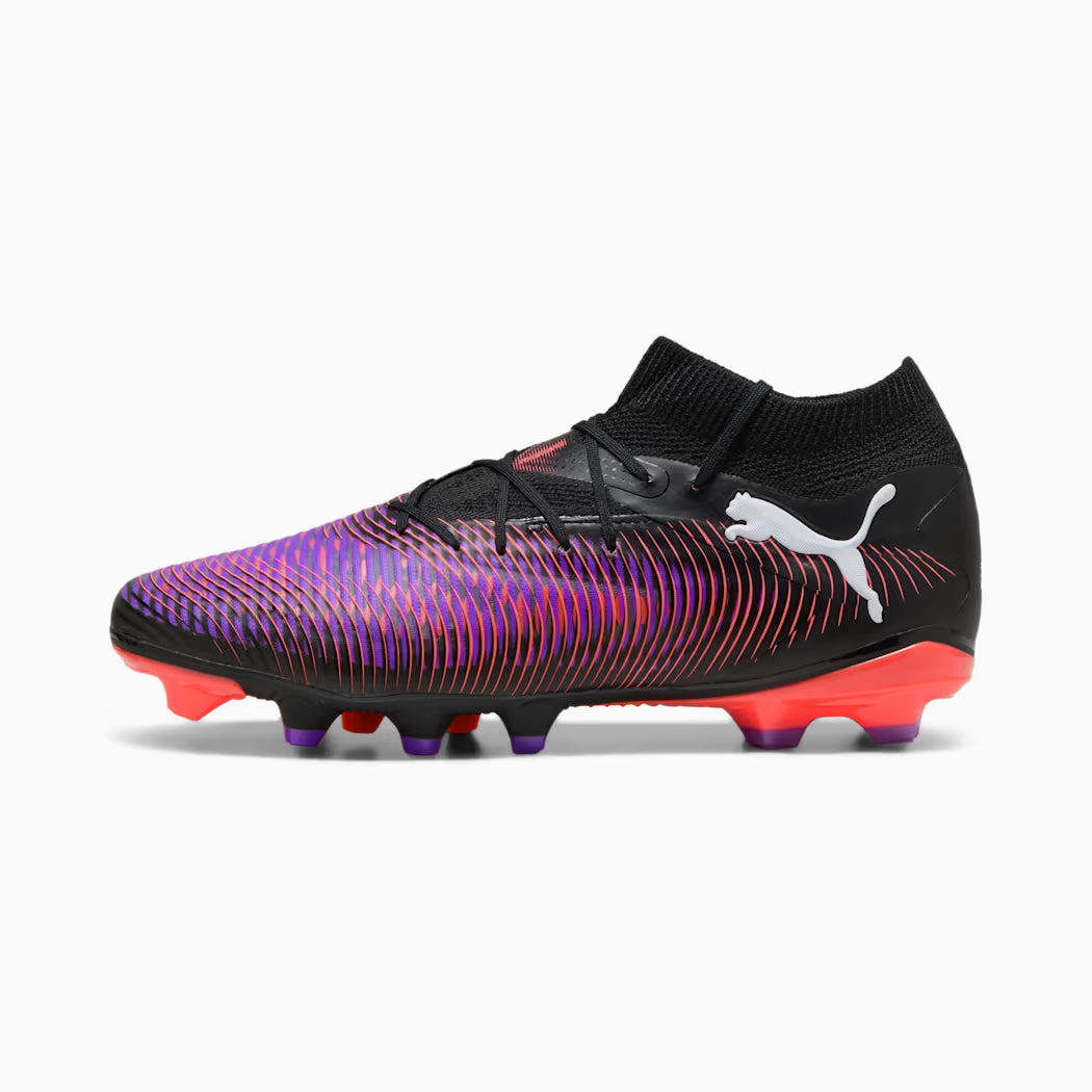 PUMA FUTURE 8 PRO - Black-PUMA White-Glowing Red, M 9.5