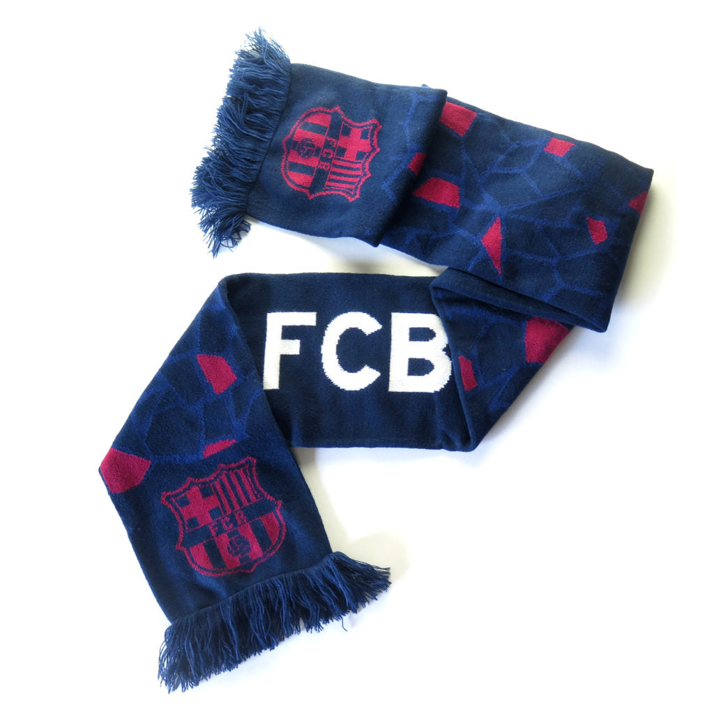 BARCELONA – DOUBLE-SIDED NAVY SCARF