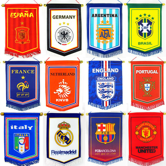SOCCER TEAM BANNER PENNANT