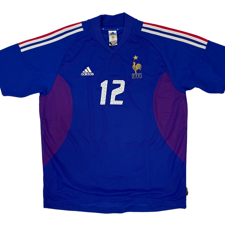 2002-2004 FRANCE HOME SHIRT HENRY #12 - (L)