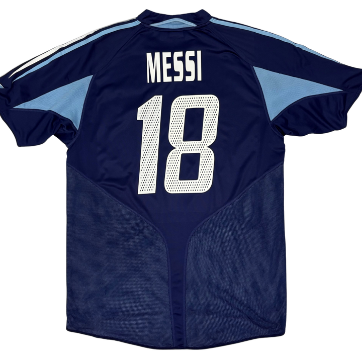2004-2005 ARGENTINA AWAY SHIRT MESSI #18 - (L)