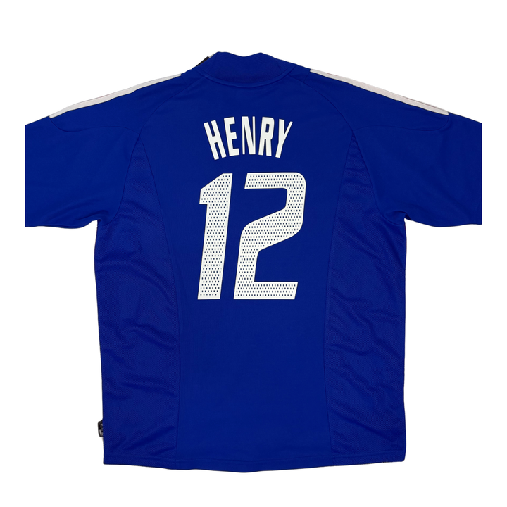 2002-2004 FRANCE HOME SHIRT HENRY #12 - (L)