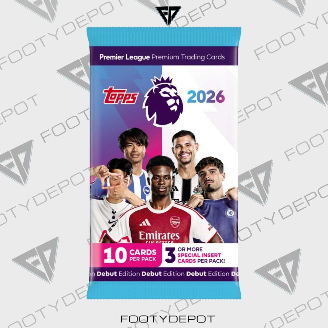 2025/2026 TOPPS PREMIER LEAGUE DEBUT EDITION CARDS - (1 PACK)