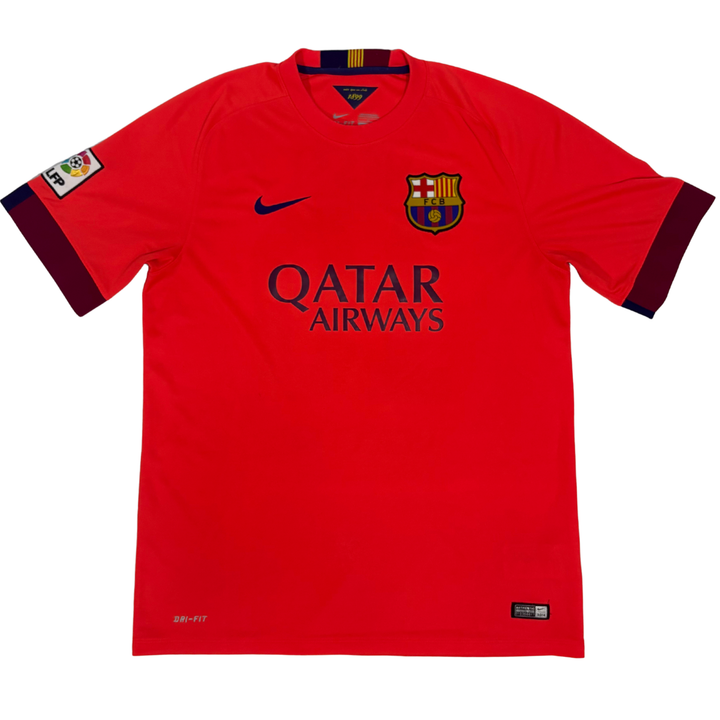 2014-2015 BARCELONA AWAY SHIRT MESSI #10 - (L)