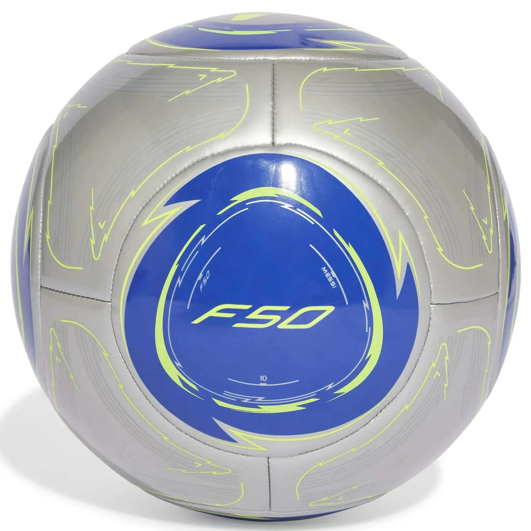 ADIDAS MESSI CLUB SOCCER BALL Silver/ Blue