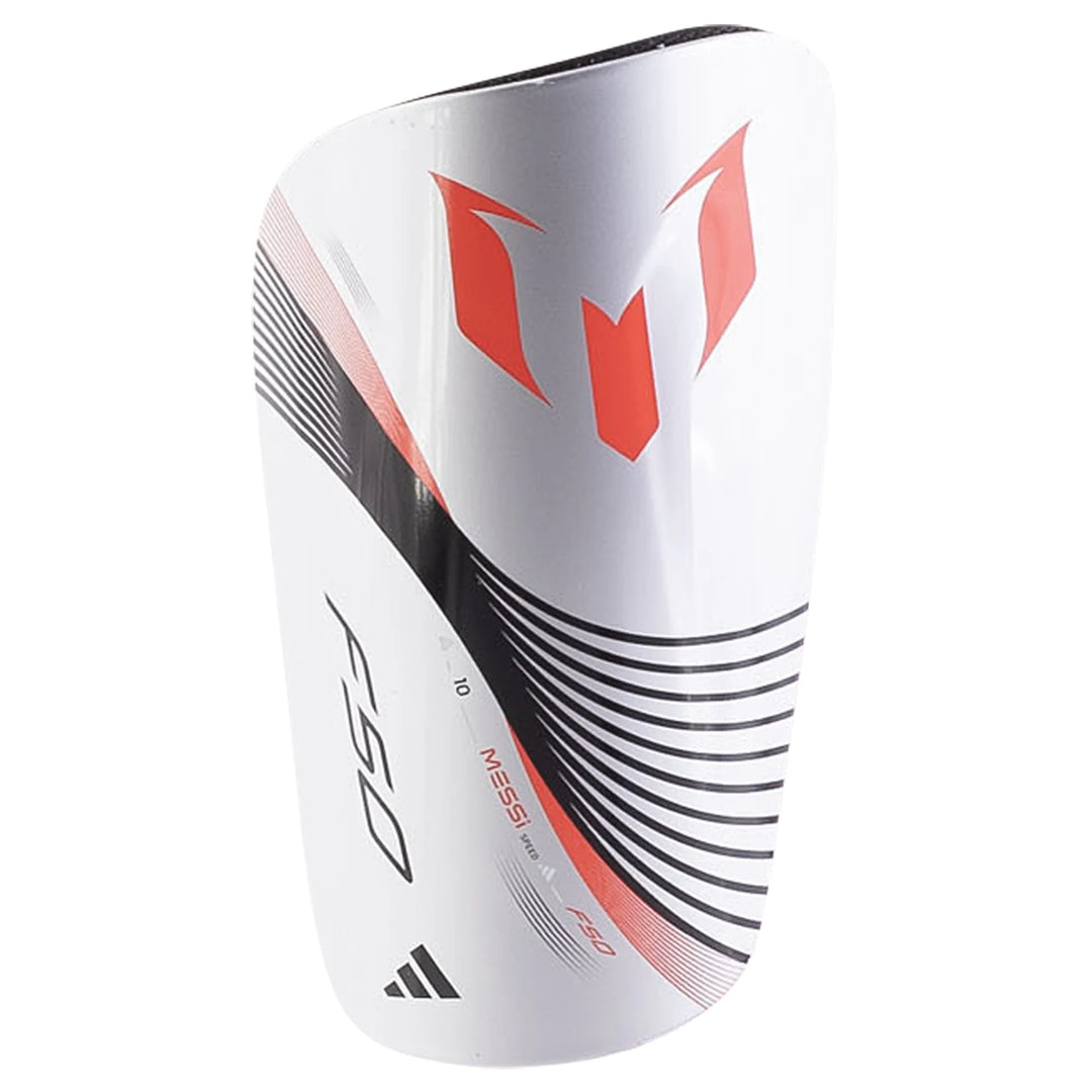adidas MESSI CLUB SHIN GUARDS - Red/White