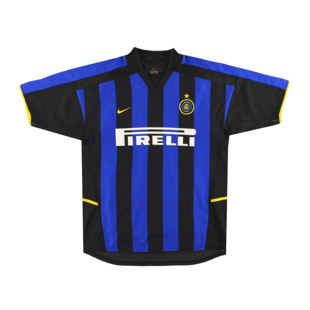 2002-2003 INTER MILAN HOME SHIRT - (L)