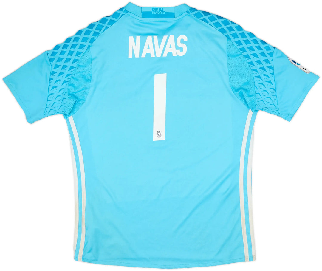 2016-17 REAL MADRID GK SHIRT NAVAS #1 - (L. Boys)