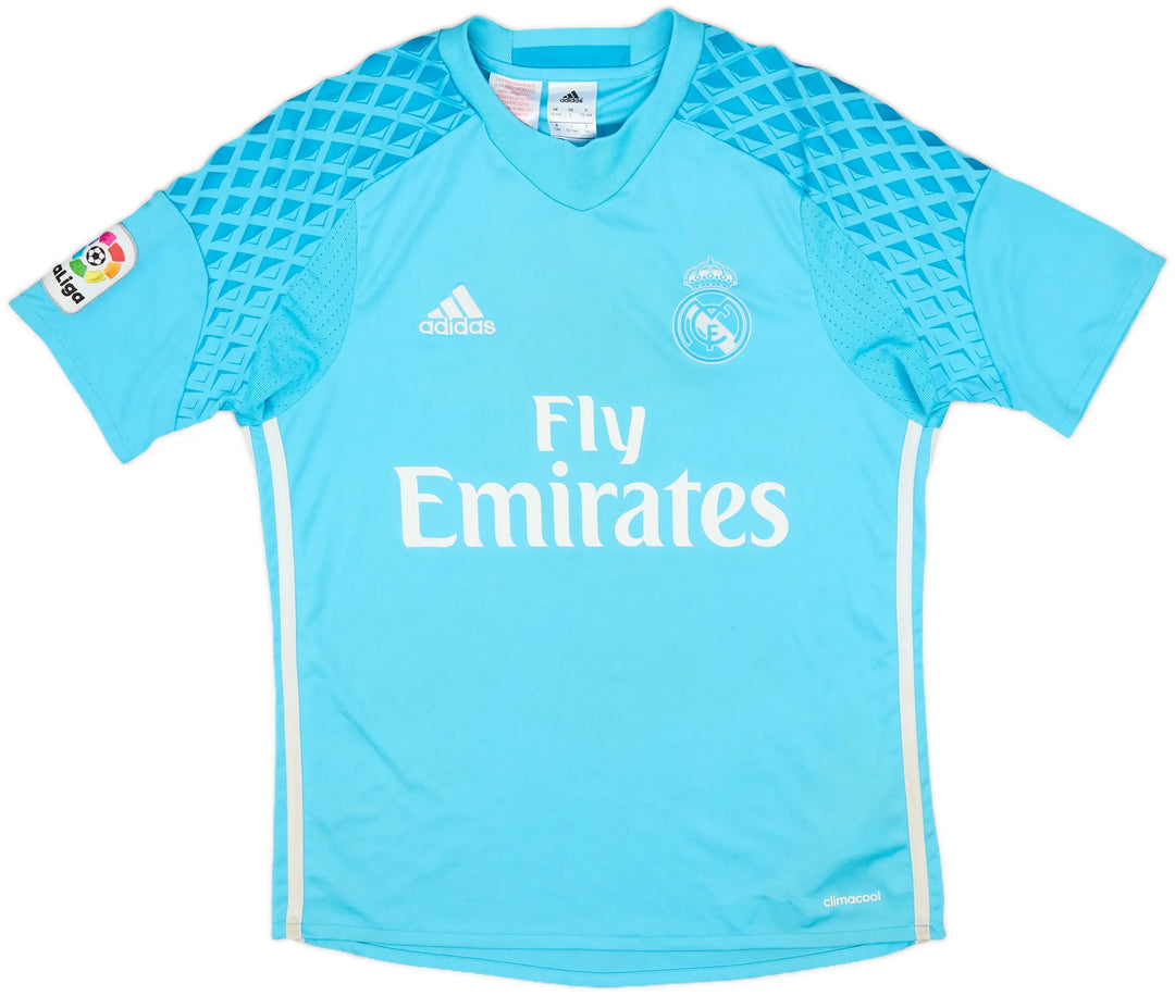 2016-17 REAL MADRID GK SHIRT NAVAS #1 - (L. Boys)