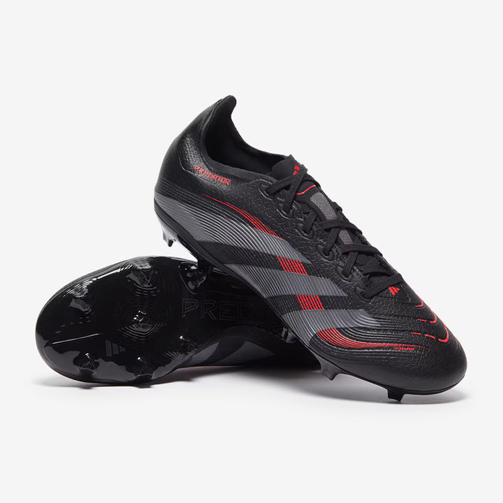 adidas PREDATOR LEAGUE FG/MG - Core Black / Lucid Red