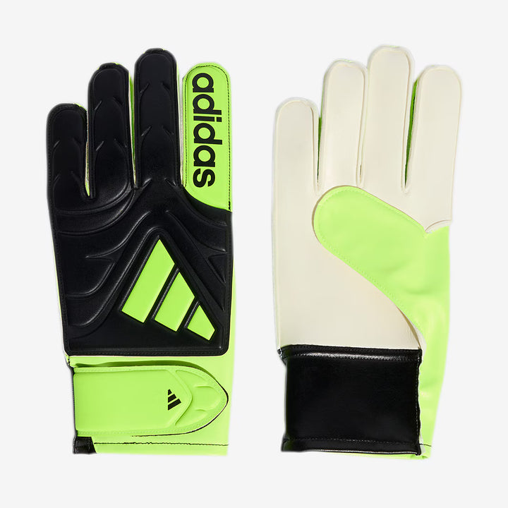 adidas COPA CLUB GOALKEEPER GLOVES - Black/ Lucid Lemon