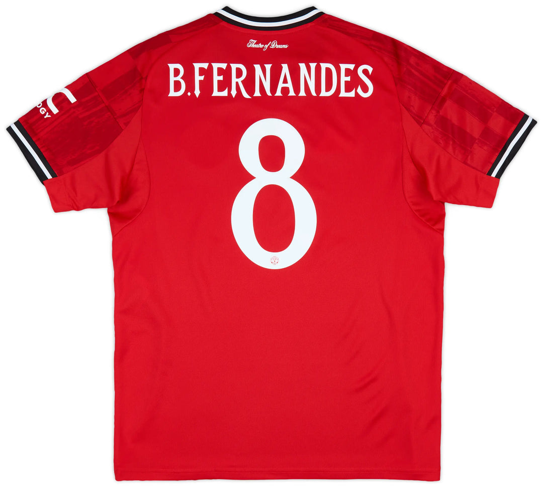 25/26 MANCHESTER UNITED HOME B. FERNANDES 8 JERSEY