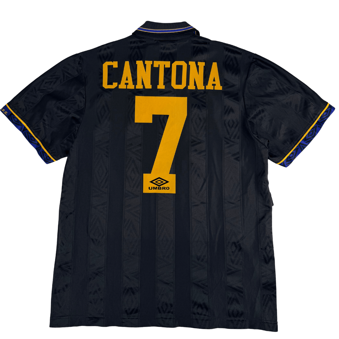 1993-1995 MANCHESTER UNITED AWAY SHIRT CANTONA #7 - (L)