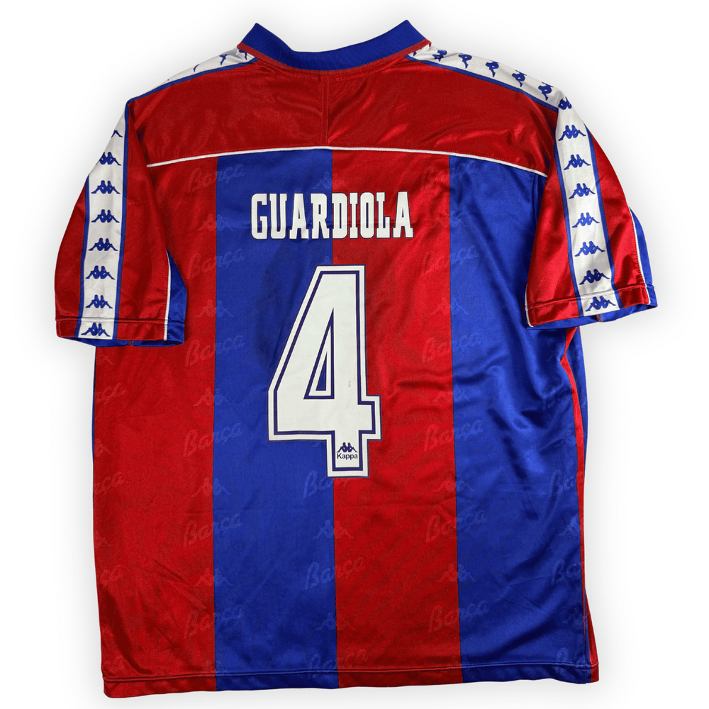 1994 FC BARCELONA  HOME SHIRT GUARDIOLA #4 - (L) - Back