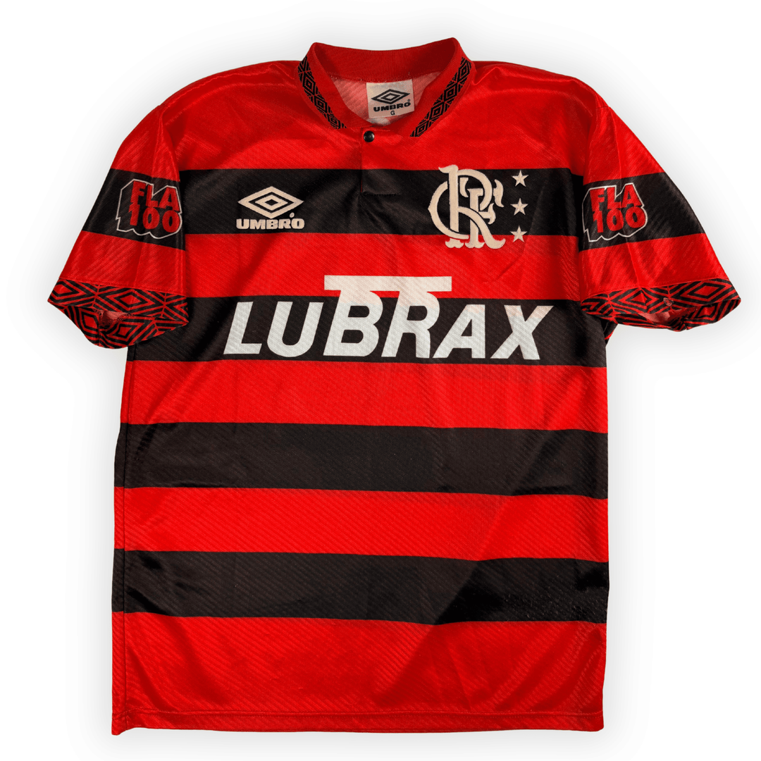 1994 FLAMENGO  HOME SHIRT  #10 - (L) - Front
