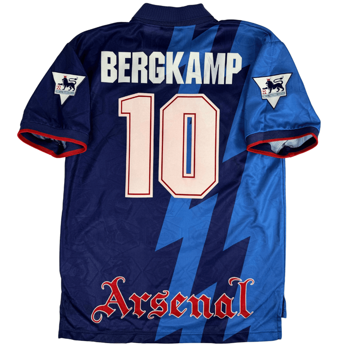 1995-1996 ARSENAL EPL AWAY SHIRT BERGKAMP #10 - (M)