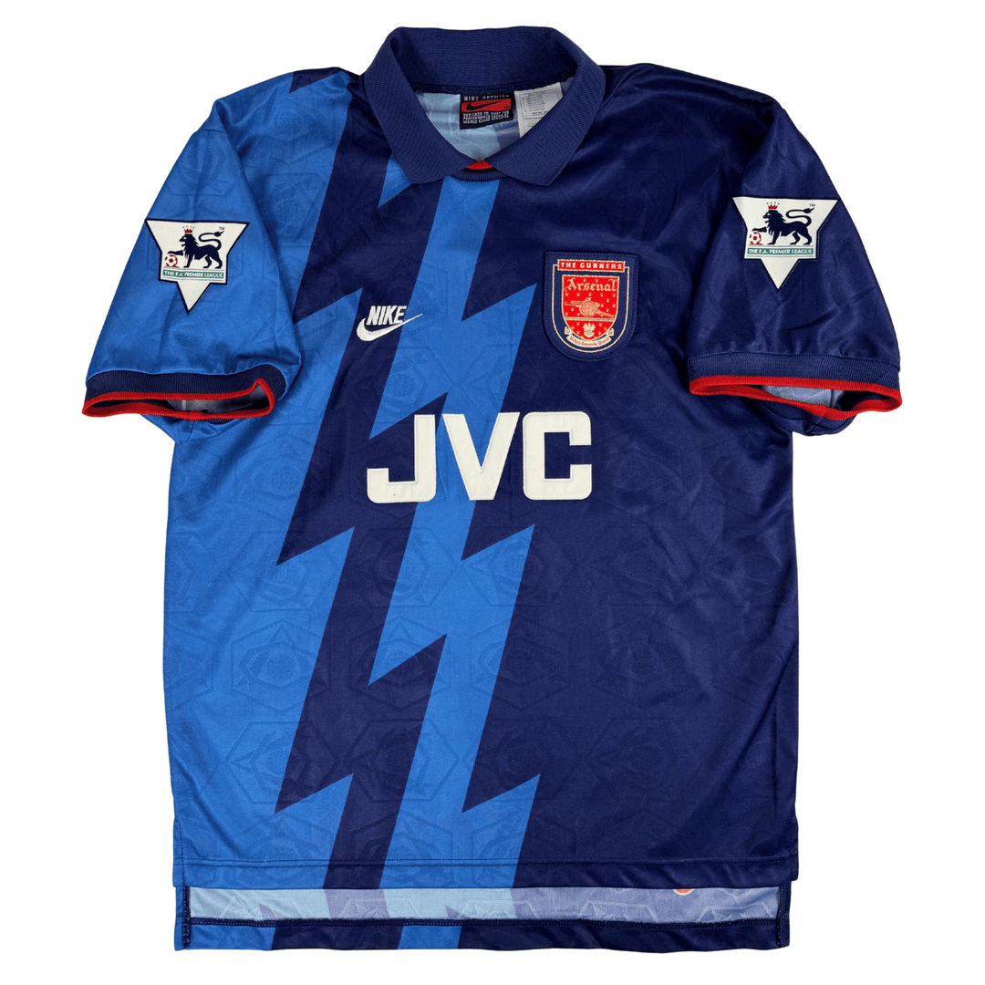 1995-1996 ARSENAL EPL AWAY SHIRT BERGKAMP #10 - (M)