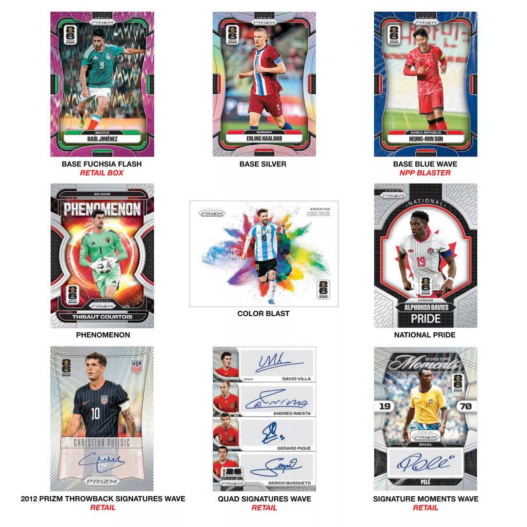 2026 PANINI PRIZM FIFA WORLD CUP BLASTER BOX