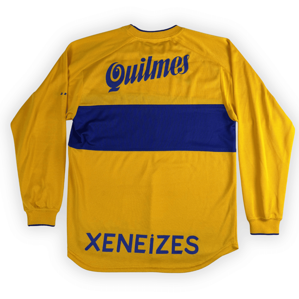 2000-01 BOCA JUNIORS  L/S AWAY SHIRT  # - (S) - Back