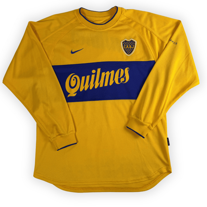 2000-01 BOCA JUNIORS  L/S AWAY SHIRT  # - (S) - Front