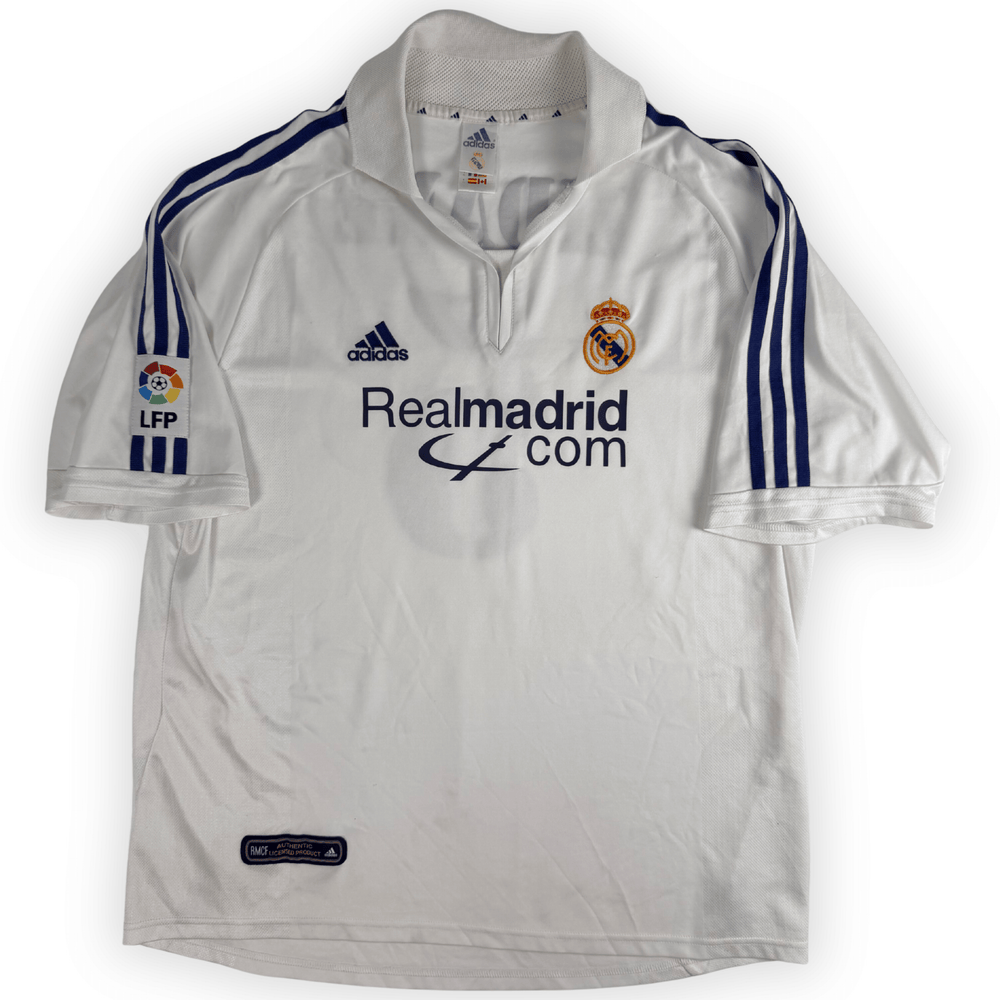 2001-02 REAL MADRID LA LIGA HOME SHIRT ZIDANE #5 - (XL) - Back