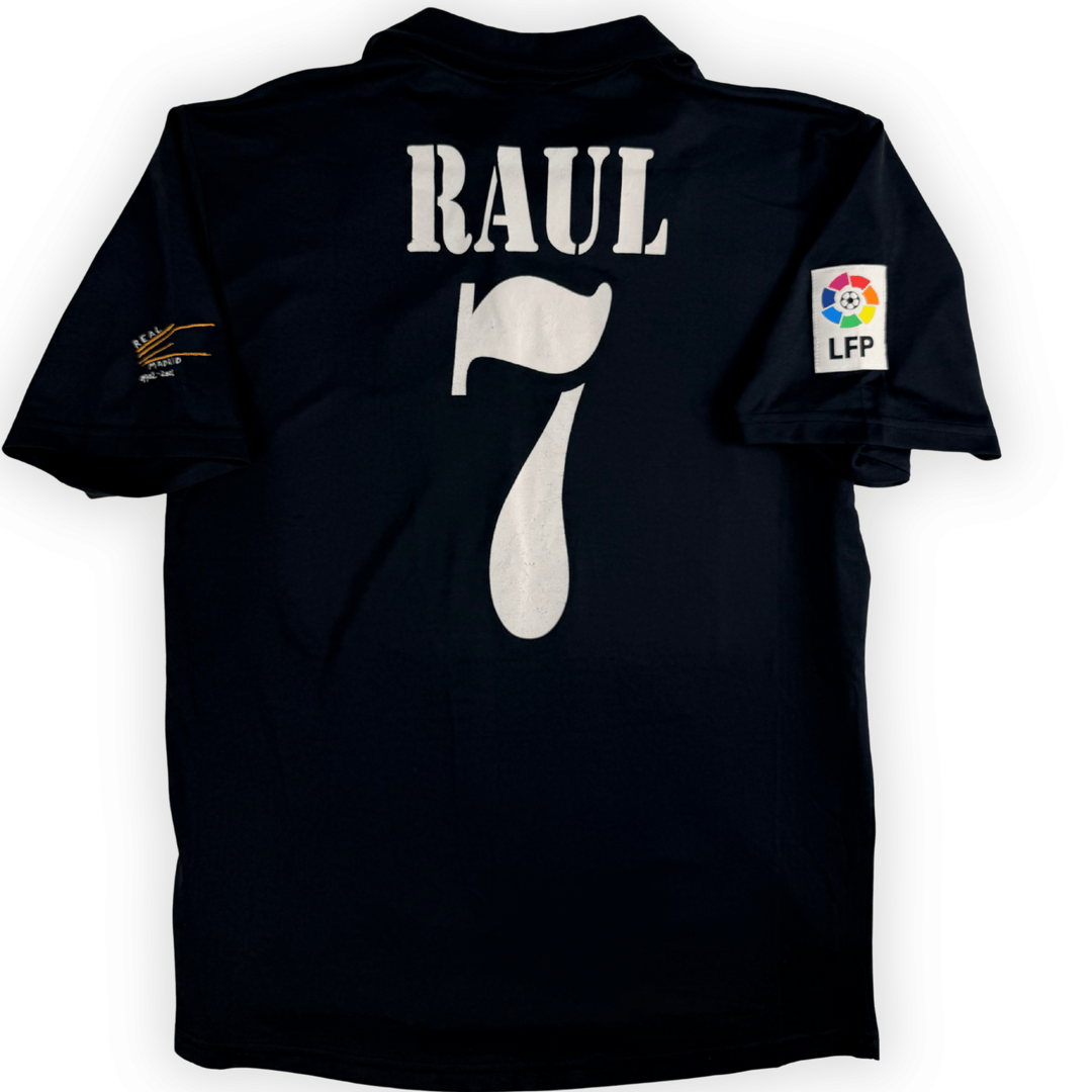 2002-03 REAL MADRID LA LIGA CENTENARY AWAY SHIRT RAUL #7 - (S) - Front