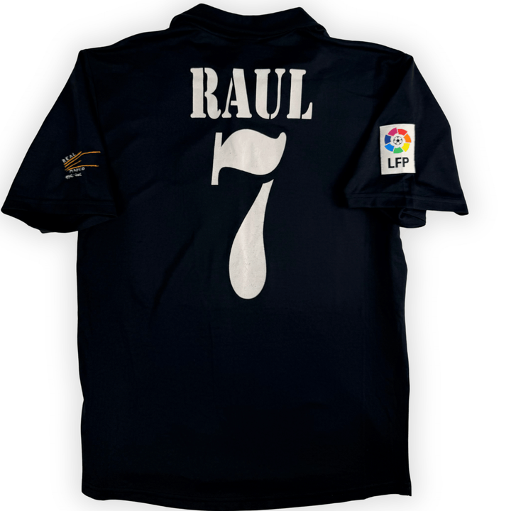2002-03 REAL MADRID LA LIGA CENTENARY AWAY SHIRT RAUL #7 - (S) - Front