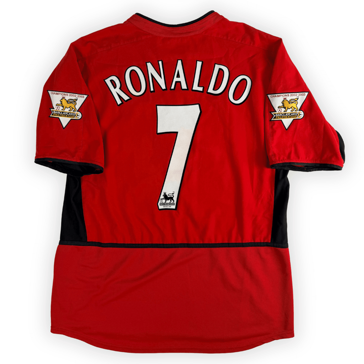 2002-04 MANCHESTER UNITED EPL HOME SHIRT RONALDO #7 - (L) - Front