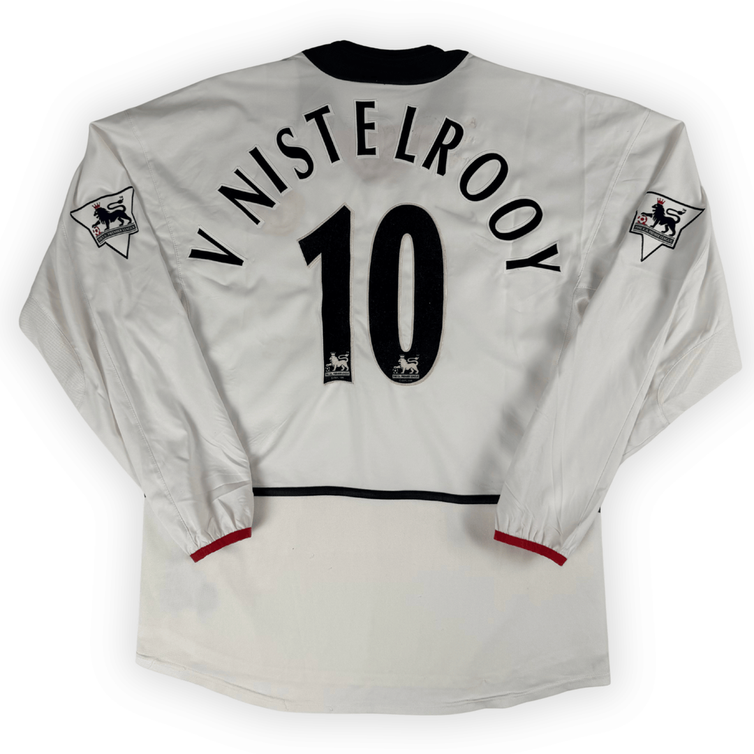 2002-2003 MANCHESTER UNITED EPL AWAY L/S SHIRT NISTELROOY #10 - (L)