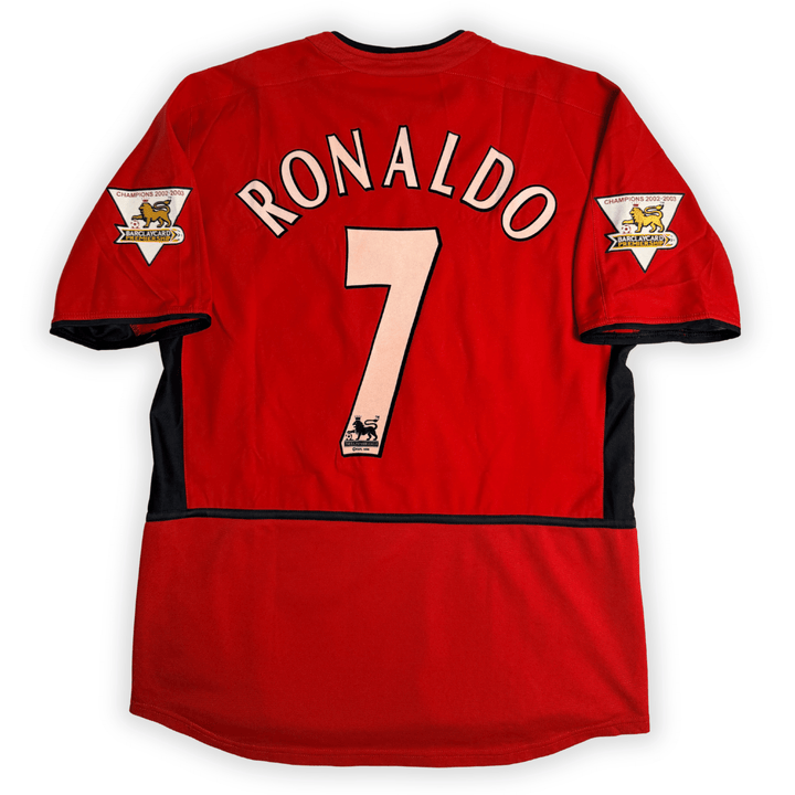 2002-2003 MANCHESTER UNITED EPL HOME SHIRT RONALDO #7 - (M)