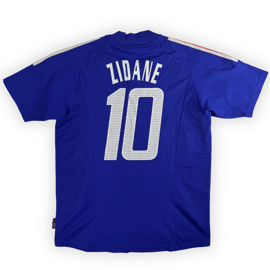 2002 FRANCE  HOME SHIRT ZIDANE #10 - (M) - Front