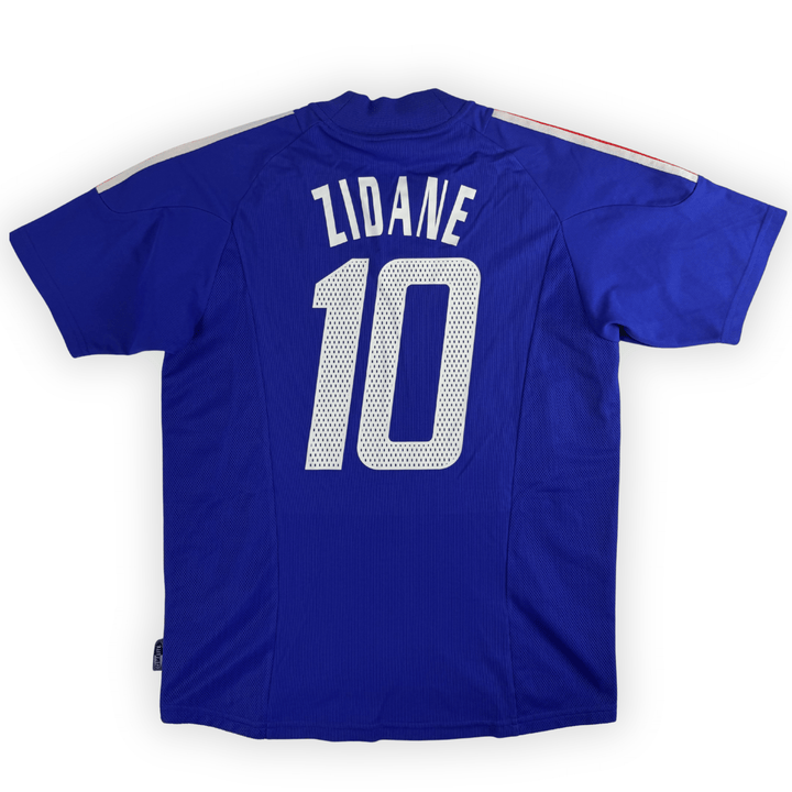 2002 FRANCE  HOME SHIRT ZIDANE #10 - (M) - Front