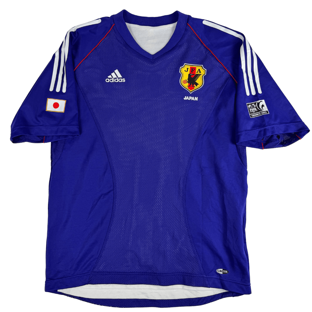 2002 JAPAN  HOME PLAYER ISSUE SHIRT  # - (M)