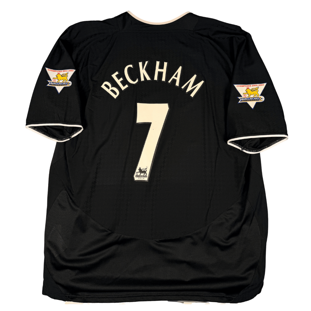 2003-2004 MANCHESTER UNITED EPL AWAY SHIRT BECKHAM #7 - (2XL)
