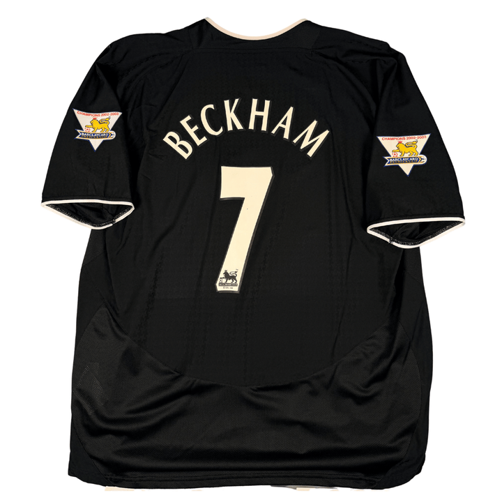 2003-2004 MANCHESTER UNITED EPL AWAY SHIRT BECKHAM #7 - (2XL)