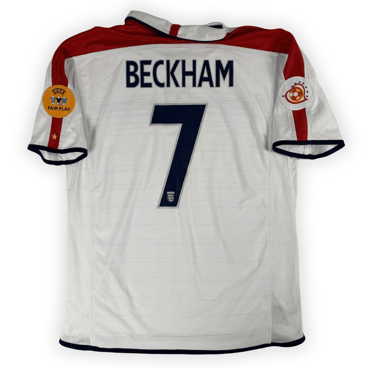 2003-2005 ENGLAND EURO HOME SHIRT BECKHAM #7 - (XL)