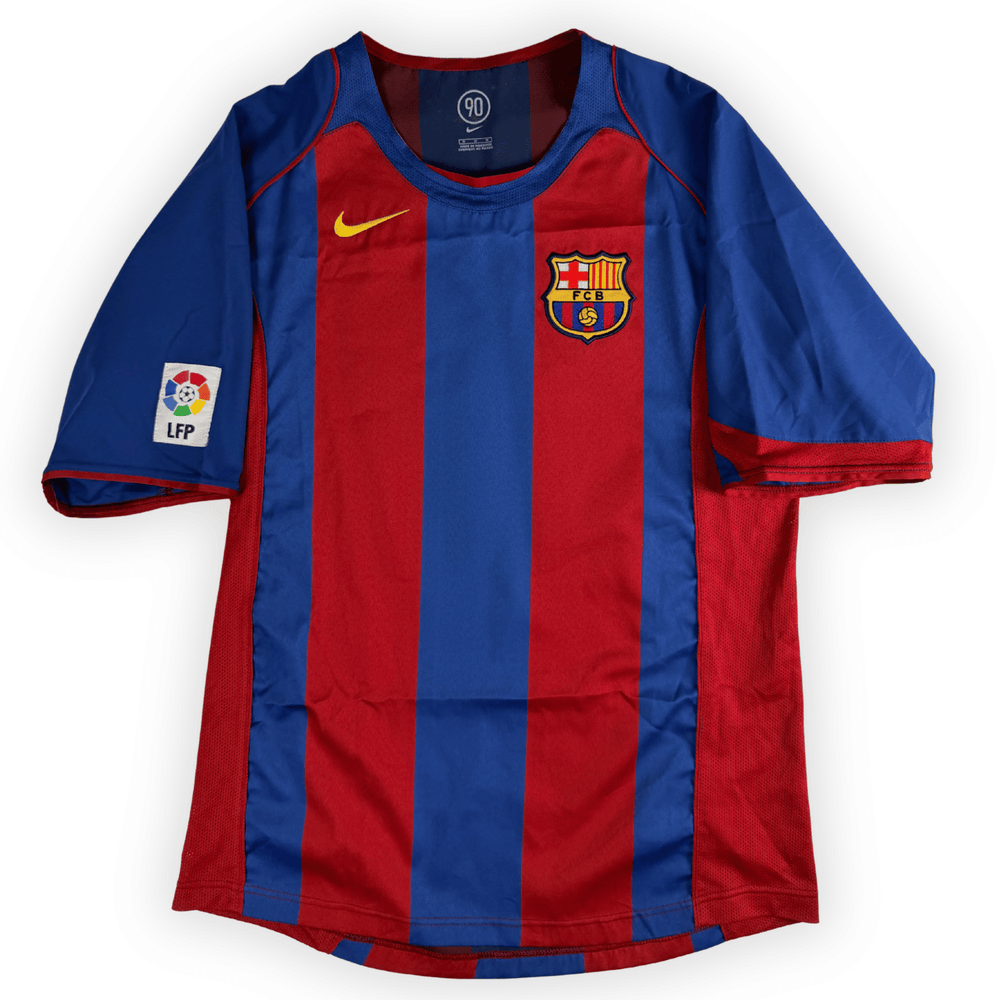 2004-05 FC BARCELONA LA LIGA HOME SHIRT MESSI #30 - (M) - Back