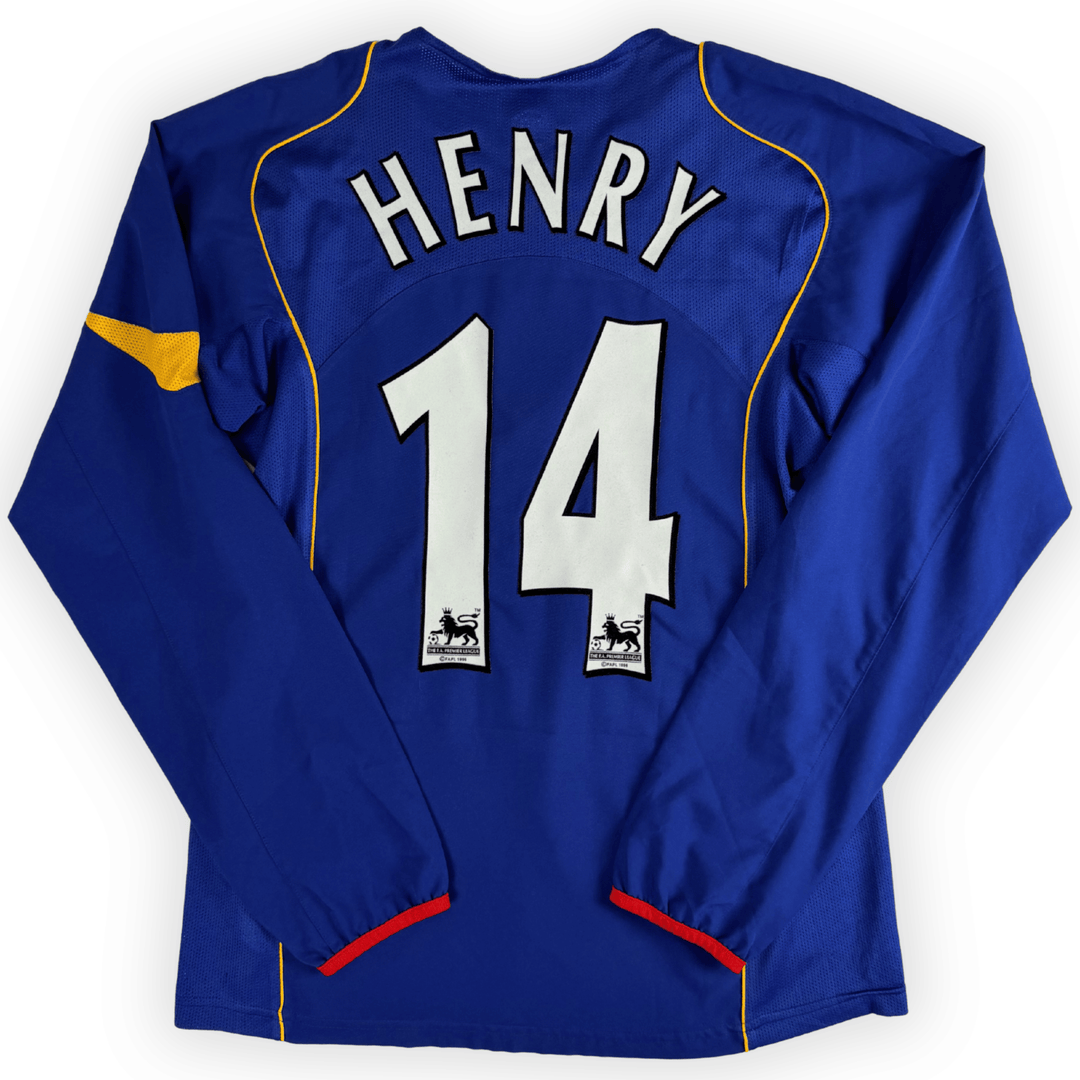 2004-06 ARSENAL   AWAY L/S SHIRT HENRY #14 - (S) - Front