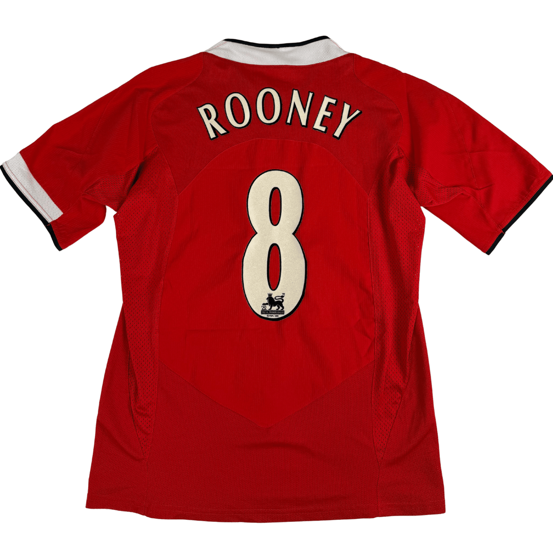 2004-2005 MANCHESTER UNITED  HOME SHIRT ROONEY #8 - (S)