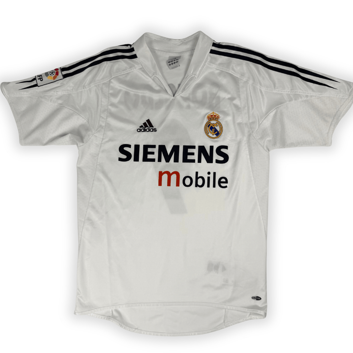 2004-2005 REAL MADRID LA LIGA HOME SHIRT RONALDO #9 - (S)