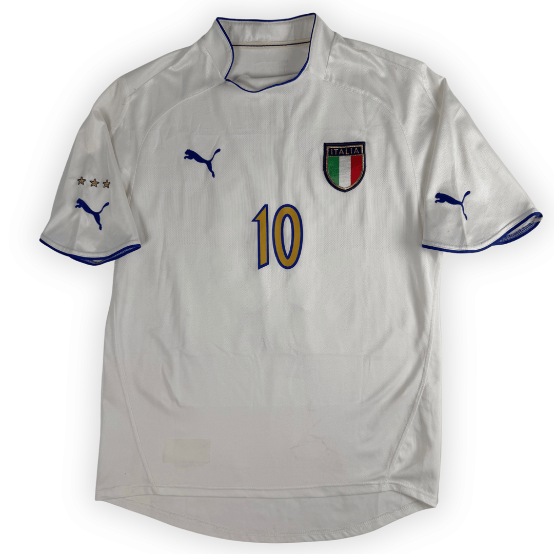 2004 ITALY  AWAY SHIRT TOTTI #10 - (M) - Back