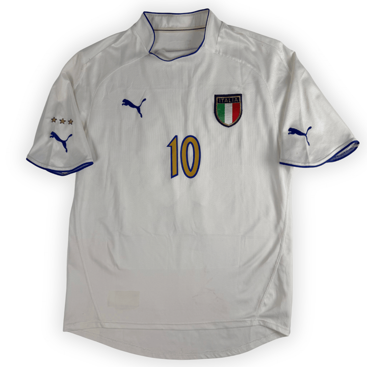 2004 ITALY  AWAY SHIRT TOTTI #10 - (M) - Back