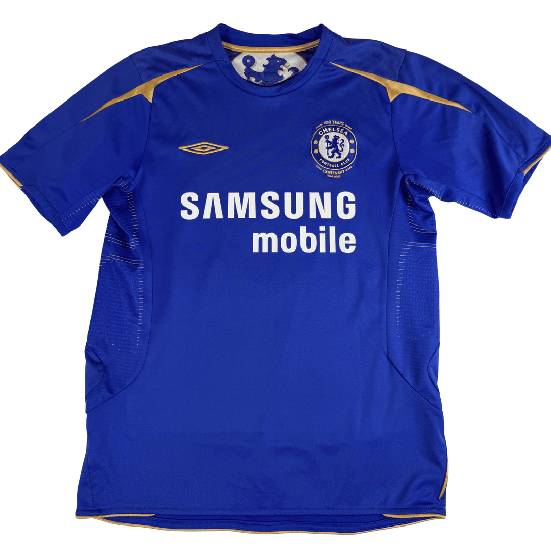 2005 CHELSEA  HOME CENTENARY SHIRT LAMPARD #8 - (M)