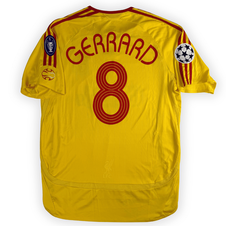 2006-07 LIVERPOOL AWAY UCL AWAY SHIRT GERRARD #8 - (M) - Front