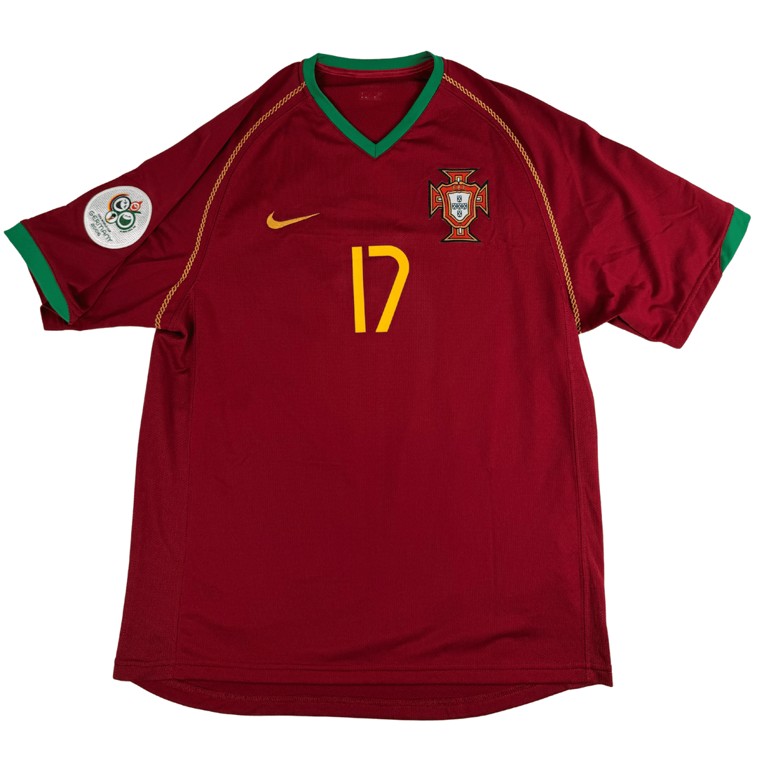 2006 PORTUGAL WORLD CUP HOME SHIRT RONALDO #17 - (S)