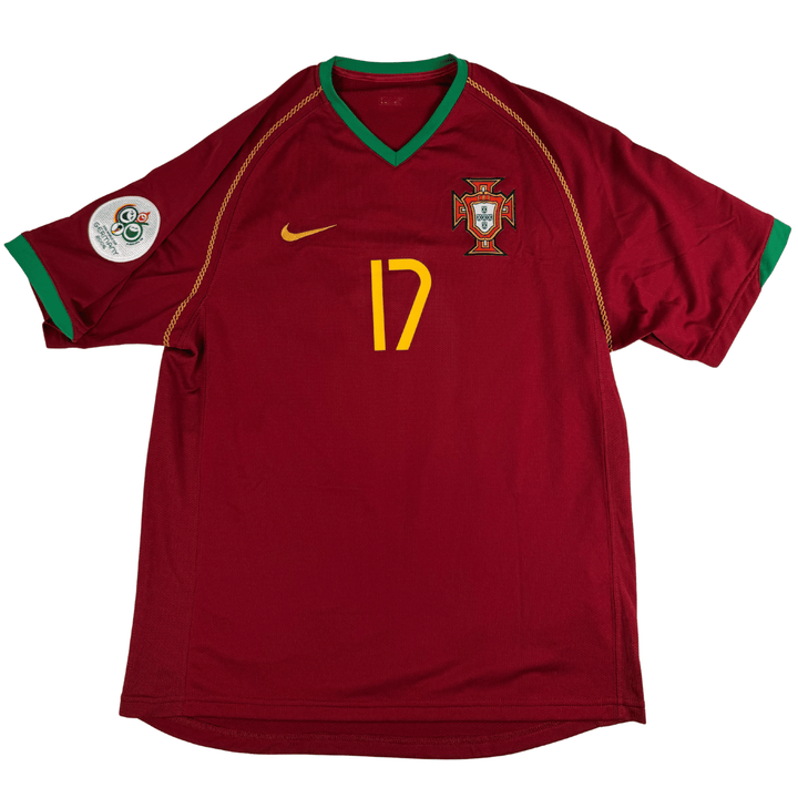 2006 PORTUGAL WORLD CUP HOME SHIRT RONALDO #17 - (S)