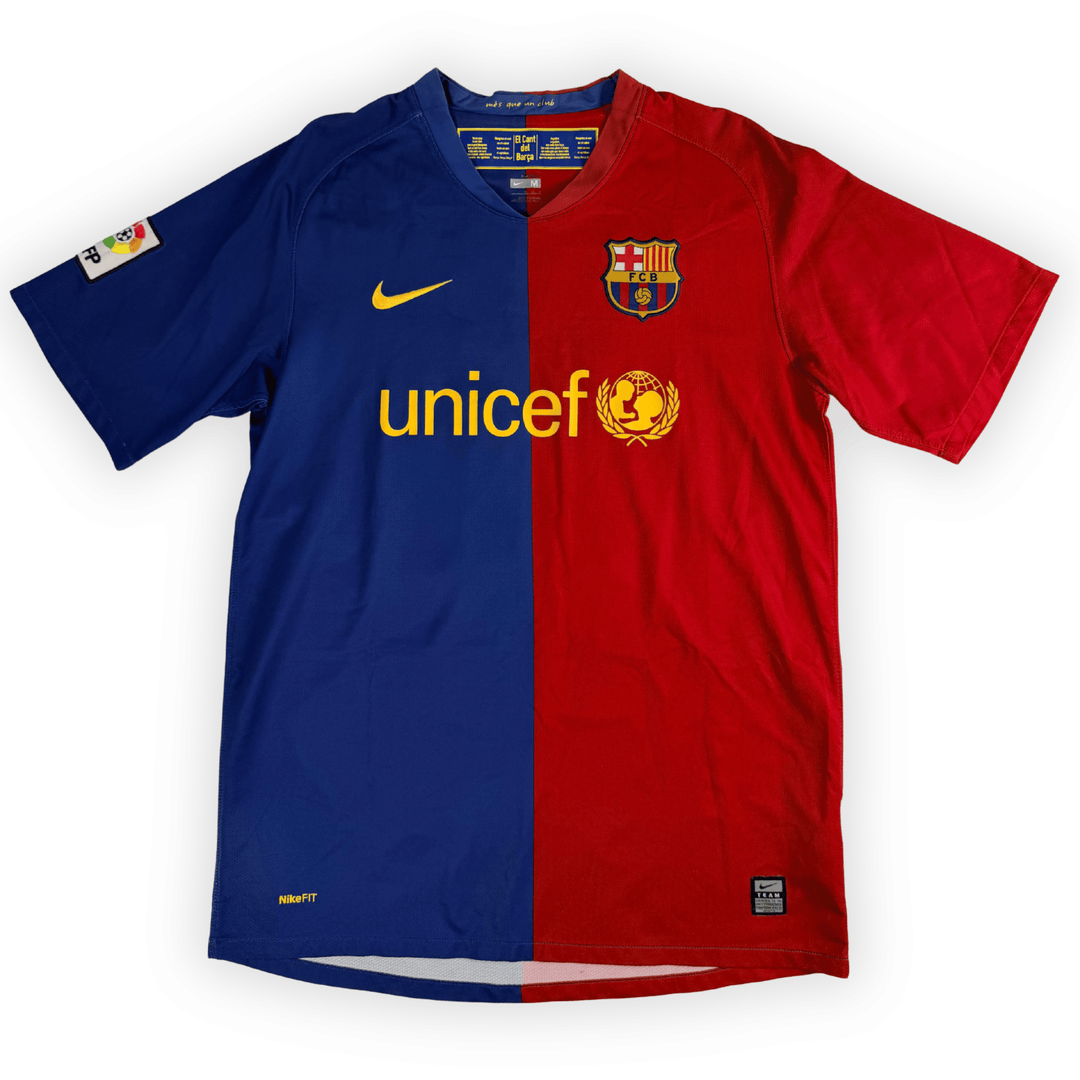 2008-09 FC BARCELONA LA LIGA HOME SHIRT MESSI #10 - (M) - Back