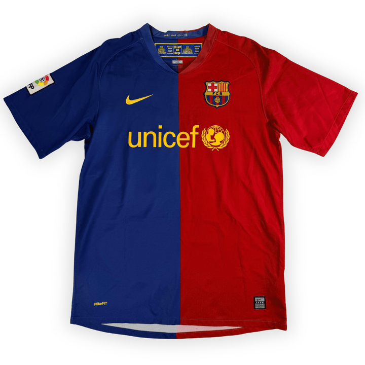 2008-09 FC BARCELONA LA LIGA HOME SHIRT MESSI #10 - (M) - Back